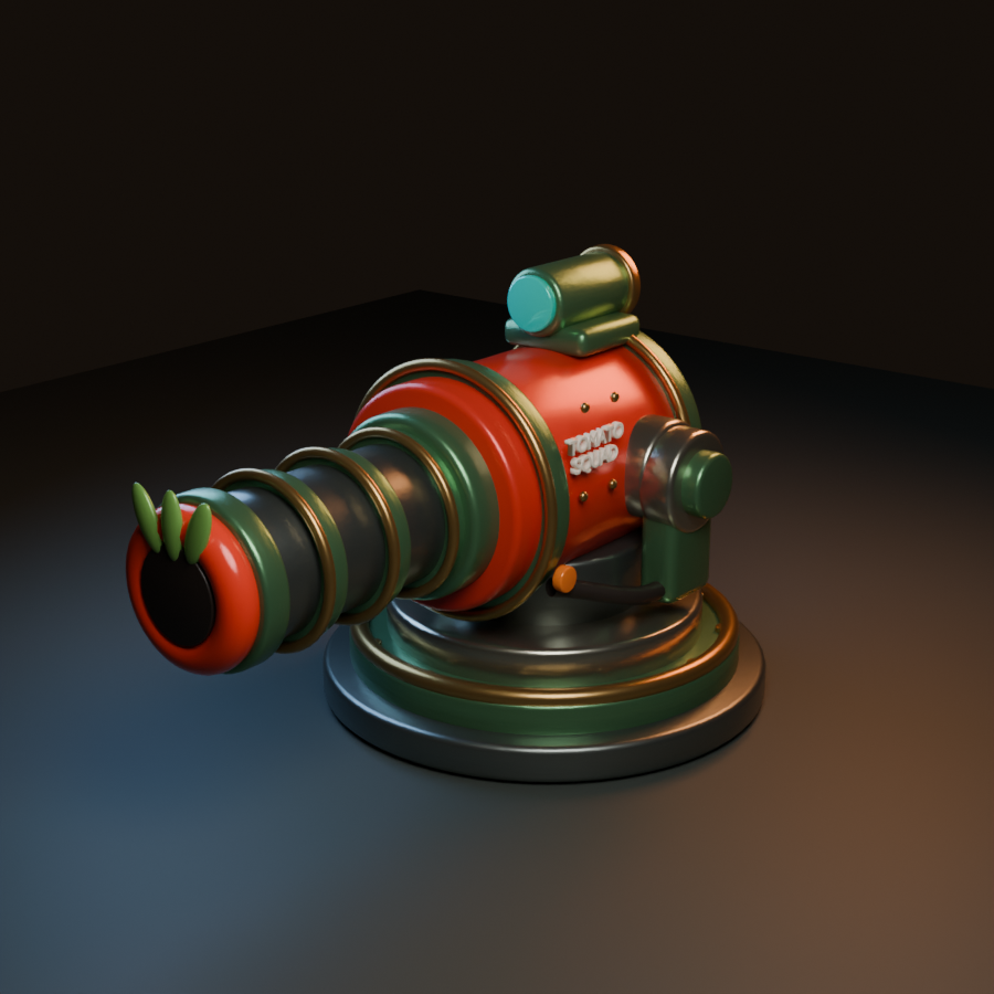 Main tomato cannon